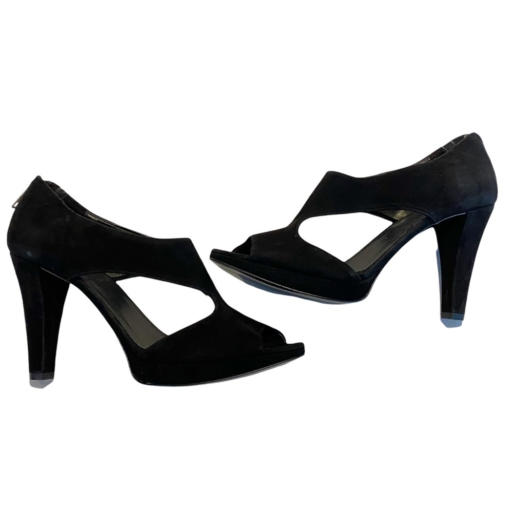 J.CREW | Black Alicia Suede Pumps